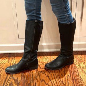Black Frye boots - Melissa Inside Zip Tall